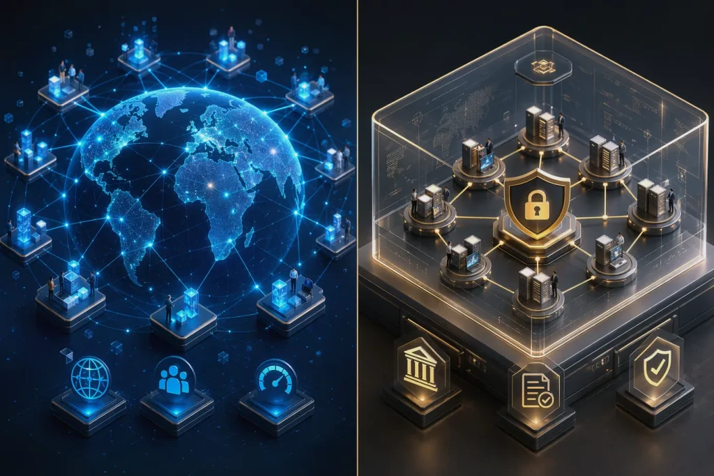 Actionable insights on Public vs Private Blockchains: Which One to Use?