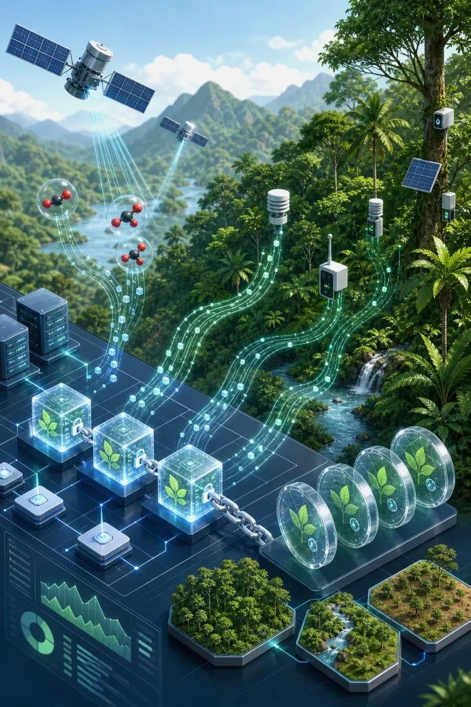 Actionable Guide to Carbon Credits and Blockchain Integration: On‑Chain MRV, Markets, and Compliance