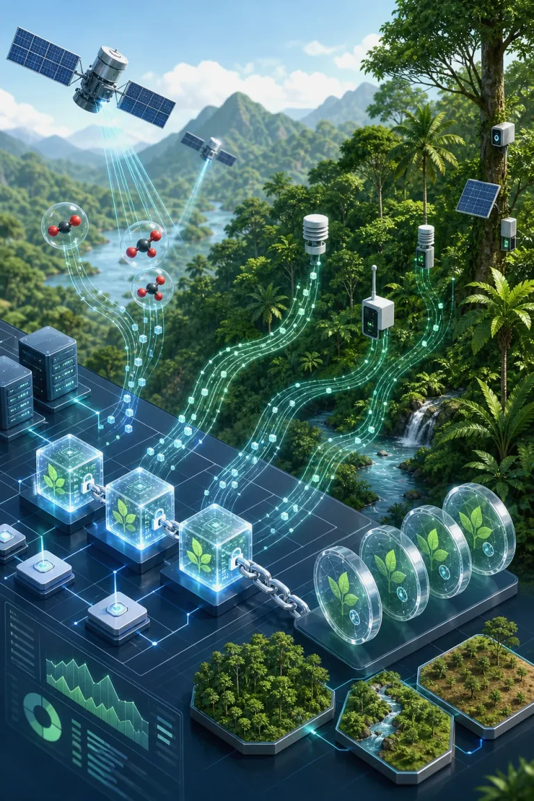 Actionable Guide to Carbon Credits and Blockchain Integration: On‑Chain MRV, Markets, and Compliance