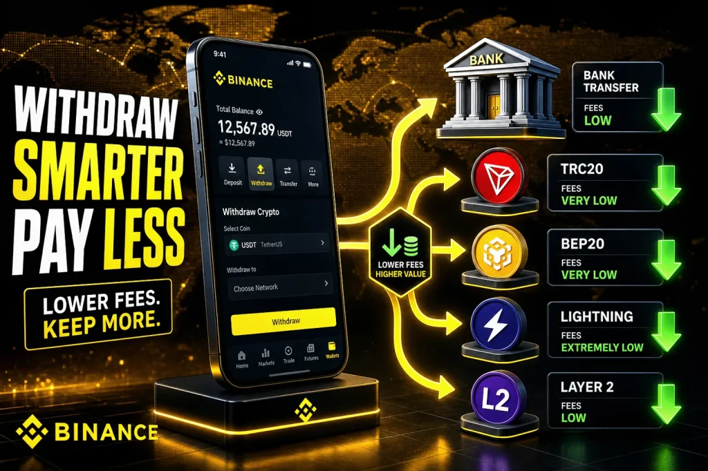 Proven Cheapest way to withdraw from Binance without surprise fees